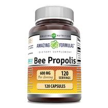 Suplemento Amazing Formulas Bee Propolis 600mg 120 cápsulas Suplemento Amazing Formulas Bee Propolis 600mg 120 cápsulas