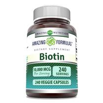 Suplemento Amazing Formulas Biotina 10000mcg Cápsulas Vegetarianas Suplemento Amazing Formulas Biotina 10000mcg Cápsulas Vegetarianas