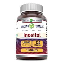 Suplemento Amazing Formulas Inositol 1000mg 120 comprimidos Suplemento Amazing Formulas Inositol 1000mg 120 comprimidos