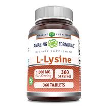 Suplemento Amazing Formulas L-Lisina 1000 mg 360 comprimidos Suplemento Amazing Formulas L-Lisina 1000 mg 360 comprimidos