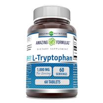 Suplemento Amazing Formulas L-Triptofano 1000mg - 60 Comprimidos