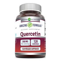 Suplemento Amazing Formulas Quercetina 500mg 120 cápsulas