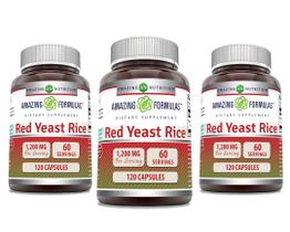 Suplemento Amazing Formulas Red Yeast Rice 1200 mg x 120 cápsulas Suplemento Amazing Formulas Red Yeast Rice 1200 mg x 120 cápsulas