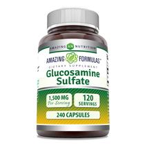 Suplemento Amazing Formulas Sulfato de Glucosamina 1500 mg 240 cápsulas Suplemento Amazing Formulas Sulfato de Glucosamina 1500 mg 240 cápsulas