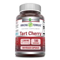 Suplemento Amazing Formulas Tart Cherry 1200 mg 180 cápsulas Suplemento Amazing Formulas Tart Cherry 1200 mg 180 cápsulas