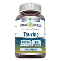 Suplemento Amazing Formulas Taurina 1000 mg 400 Cápsulas Suplemento Amazing Formulas Taurina 1000 mg 400 Cápsulas