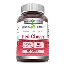 Suplemento Amazing Formulas Trébol Rojo 430 mg 180 Cápsulas