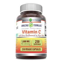 Suplemento Amazing Formulas Vitamina C 1000 mg 250 cápsulas Suplemento Amazing Formulas Vitamina C 1000 mg 250 cápsulas