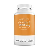 Suplemento Amazon Basics de vitamina C 1000 mg com roseira brava