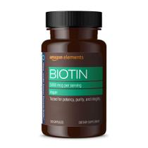Suplemento Amazon Elements Vegan Biotina 5000mcg 130 cápsulas Suplemento Amazon Elements Vegan Biotina 5000mcg 130 cápsulas