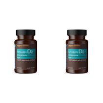 Suplemento Amazon Elements Vitamina D2 2000 UI 65 Cápsulas
