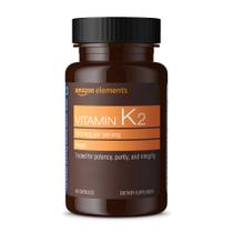 Suplemento Amazon Elements Vitamina K2 100mcg 65 cápsulas Suplemento Amazon Elements Vitamina K2 100mcg 65 cápsulas
