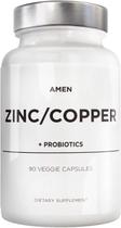 Suplemento Amen de Zinco e Cobre com Probióticos - 90 Cápsulas
