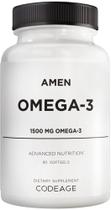 Suplemento Amen Omega-3 1500 mg de alta potência 90 cápsulas gelatinosas