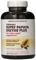 Suplemento American Health Multi-Enzyme Plus Super Papaya 360ct