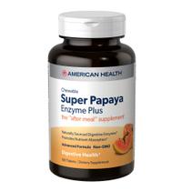 Suplemento American Health Super Papaya Enzyme Plus 180 comprimidos