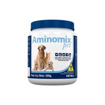 Suplemento Aminomix Pet 500g Nutrição Avançada para Animais