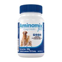 Suplemento Aminomix Pet Com 120 Comprimidos - Vetnil