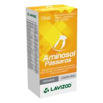 Suplemento Aminosol Pássaros 10 ml