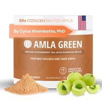 Suplemento Amla Green Amla Powder Superfood com tempero de abóbora
