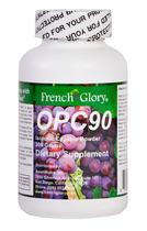 Suplemento antioxidante isotônico FrenchGlory OPC90 de 3 meses