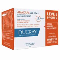 Suplemento Antiqueda Capilar Anacaps Activ+ Ducray Suplemento Antiqueda Capilar Anacaps Activ+ Ducray