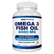 Suplemento Arazo Nutrition Óleo de Peixe Omega 3 4080mg 90 Cápsulas Gelatinosas Suplemento Arazo Nutrition Óleo de Peixe Omega 3 4080mg 90 Cápsulas Gelatinosas