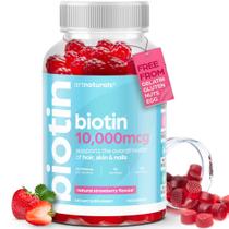 Suplemento Artnaturals Biotina Gummies 10000mcg para o crescimento do cabelo Suplemento Artnaturals Biotina Gummies 10000mcg para o crescimento do cabelo