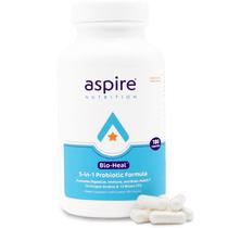 Suplemento Aspire Nutrition Bio-Heal Probiótico 5 em 1 para crianças, homens e mulheres
