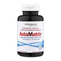 Suplemento AstaMatrix Algal Omega 3 DHA EPA Astaxantina 60 Cápsulas Gelatinosas