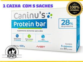 Suplemento Avert Caninus Protein Bar (Caixa com 5)