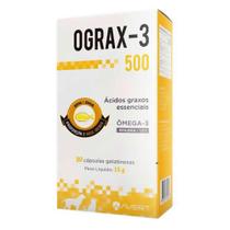 Suplemento Avert Ograx-3 com Ômega-3 de 500mg - 30 Cápsulas