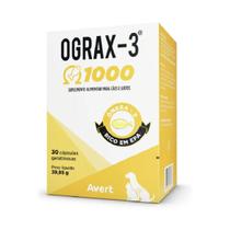 Suplemento Avert Para Cães E Gatos Ograx-3 1000 30 Cápsulas