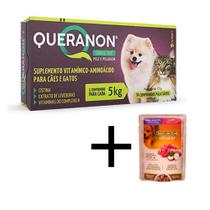 Suplemento Avert Queranon Small Size 5 Kg para Cães e Gatos 30 Comprimidos Palatáveis