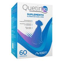 Suplemento Avert Quetin 30 para Cães - 60 Comprimidos