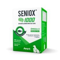 Suplemento Avert Seniox 1000mg para Cães e Gatos 30 Cápsulas