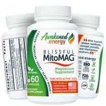 Suplemento Awakened.Energy Blissful MitoMag 300 mg de magnésio Suplemento Awakened.Energy Blissful MitoMag 300 mg de magnésio