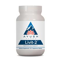 Suplemento Ayush Herbs Livit-2 Liver Care 90 comprimidos