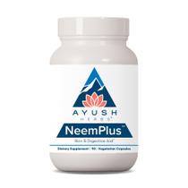 Suplemento Ayush Herbs Neem Plus Skin Digestive 90 cápsulas