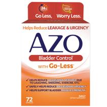 Suplemento AZO Bladder Control com Go-Less - 72 Cápsulas
