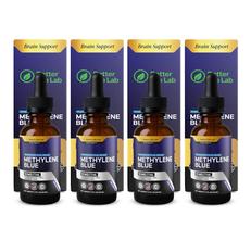 Suplemento azul de metileno Better Life Lab 1% 50ml, pacote com 4
