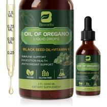 Suplemento B BEWOTHS Gotas de óleo de orégano com óleo de semente preta 60mL