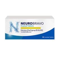 Suplemento BabaPack Neurobravo em comprimidos de vitamina B1, B6, B12