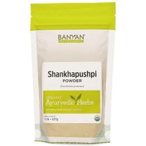 Suplemento Banyan Botanicals Organic Shankhapushpi em pó 227g