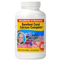 Suplemento Barefoot Coral Calcium Complete 1500 mg 240 cápsulas Suplemento Barefoot Coral Calcium Complete 1500 mg 240 cápsulas