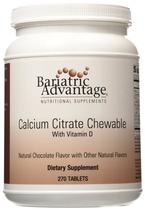 Suplemento Bariatric Advantage Citrato de cálcio 500 mg 270 comprimidos