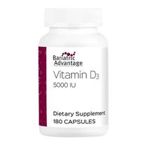 Suplemento Bariatric Advantage Vitamina D3 5.000 UI 180 cápsulas