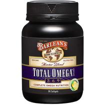 Suplemento Barlean's Total Omega 3 6 9 cápsulas gelatinosas 1.000 mg 90 unidades