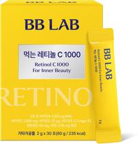 Suplemento BB LAB Retinol C 1000, mistura em pó com vitamina C Suplemento BB LAB Retinol C 1000, mistura em pó com vitamina C