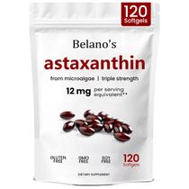 Suplemento Belano's Astaxantina 12 mg 120 cápsulas moles veganas
